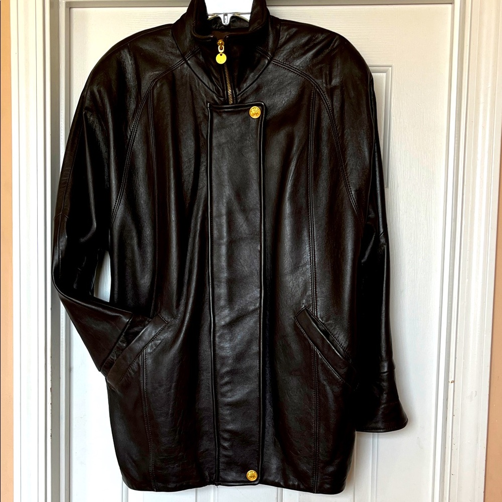 Men's Black Leather Jacket